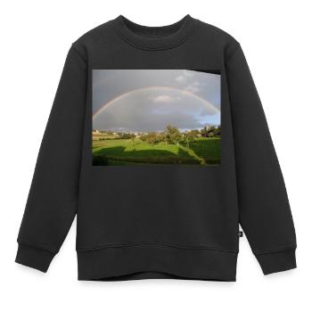arc en ciel - Sweat Premium enfant bio - noir - Devant - AI Model Kid Female (0cm)