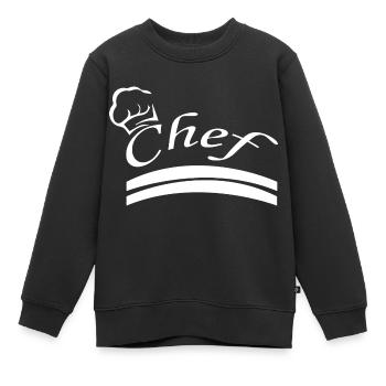 Cuisine cuisine cuisine cuisine Food Kitchen - Sweat Premium enfant bio - noir - Devant - AI Model Kid Female (0cm)