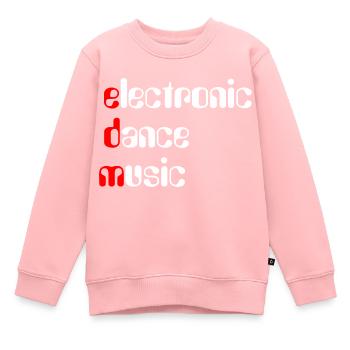 EDM Electronic Dance Music - Kinder Premium Organic Sweatshirt - Rosa - Vorne - AI Model Kid Female (0cm)