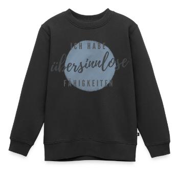Talentfrei Talentförderung Personal Coaching - Kinder Premium Organic Sweatshirt - Schwarz - Vorne - AI Model Kid Female (0cm)