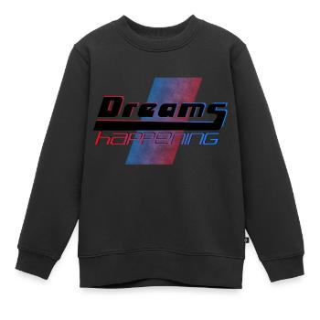 Träume susediendo - Kinder Premium Organic Sweatshirt - Schwarz - Vorne - AI Model Kid Female (0cm)