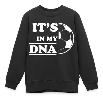 Fußball Soccer - Kinder Premium Organic Sweatshirt - Schwarz - Vorne - AI Model Kid Female (0cm)