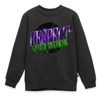geek spaceship scifi sayings funny sayings - Kinder Premium Organic Sweatshirt - Schwarz - Vorne - AI Model Kid Female (0cm)