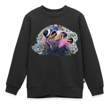 Clownfisch - Kinder Premium Organic Sweatshirt - Schwarz - Vorne - AI Model Kid Female (0cm)