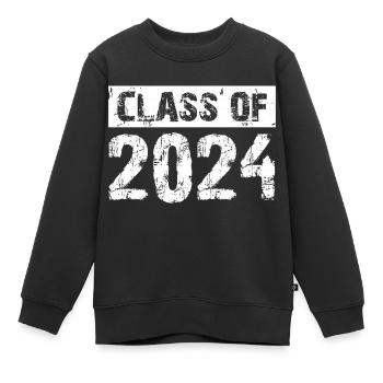 Classe de 2024 - School Abitur Student Class Child - Sweat Premium enfant bio - noir - Devant - AI Model Kid Female (0cm)