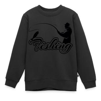 Wassersport - Kinder Premium Organic Sweatshirt - Schwarz - Vorne - AI Model Kid Female (0cm)