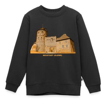 Neustadt Glewe Burg Mecklenburg-Vorpommern - Kids Premium Organic Sweatshirt - black - Front - AI Model Kid Female (0cm)