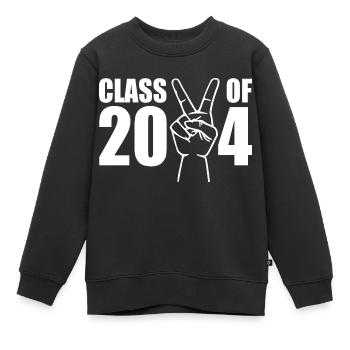 Class of 2024 - Kinder Premium Organic Sweatshirt - Schwarz - Vorne - AI Model Kid Female (0cm)