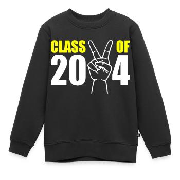 Class of 2024 - Kinder Premium Organic Sweatshirt - Schwarz - Vorne - AI Model Kid Female (0cm)