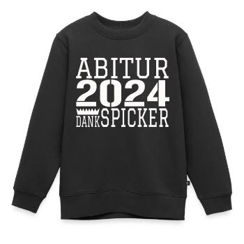 abitur ABITUR - Kinder Premium Organic Sweatshirt - Schwarz - Vorne - AI Model Kid Female (0cm)