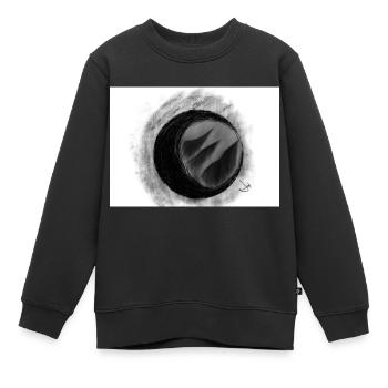 Éclipse finale - Sweat Premium enfant bio - noir - Devant - AI Model Kid Female (0cm)