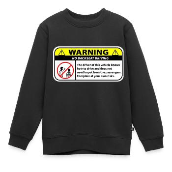 Informationen für Passagiere - Kinder Premium Organic Sweatshirt - Schwarz - Vorne - AI Model Kid Female (0cm)