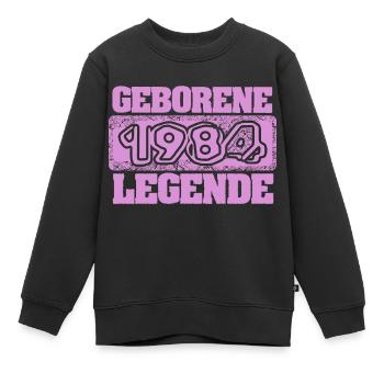 Légendaire 1984 - Sweat Premium enfant bio - noir - Devant - AI Model Kid Female (0cm)