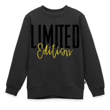 limited edition - Kinder Premium Organic Sweatshirt - Schwarz - Vorne - AI Model Kid Female (0cm)