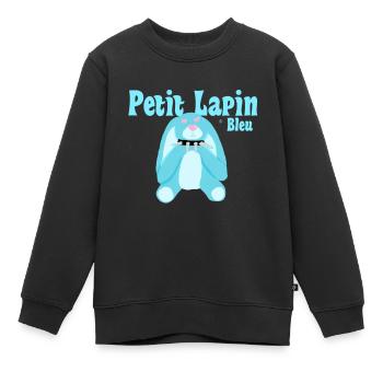 Punk-Hase - Kinder Premium Organic Sweatshirt - Schwarz - Vorne - AI Model Kid Female (0cm)