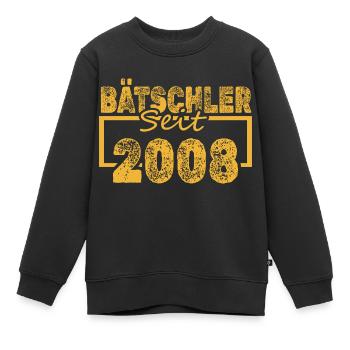 Baccalauréat 2008 - Sweat Premium enfant bio - noir - Devant - AI Model Kid Female (0cm)