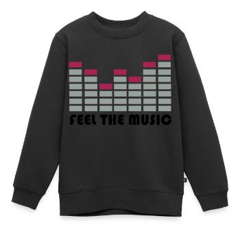 equalizer - Kinder Premium Organic Sweatshirt - Schwarz - Vorne - AI Model Kid Female (0cm)