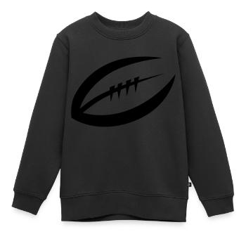 American Football - Kinder Premium Organic Sweatshirt - Schwarz - Vorne - AI Model Kid Female (0cm)