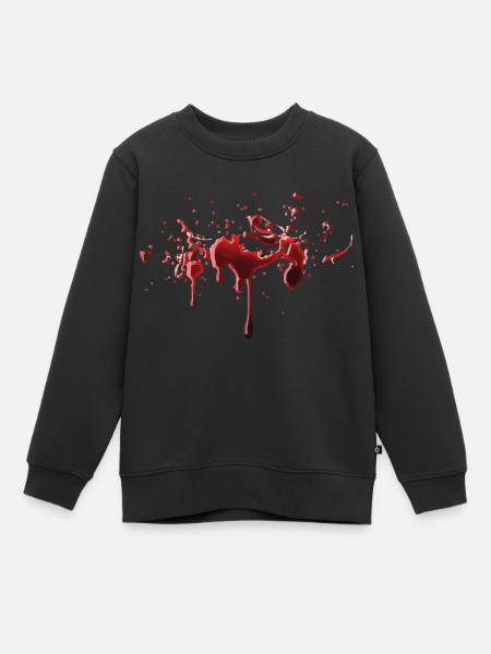 Blood - Halloween - Sweat Premium enfant bio - noir