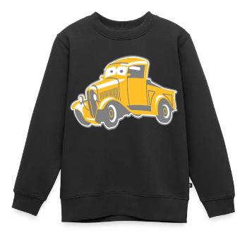 lustiger Pickup für Kids - Kinder Premium Organic Sweatshirt - Schwarz - Vorne - AI Model Kid Female (0cm)