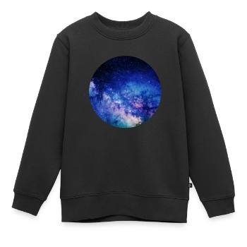 cosmos - Sweat Premium enfant bio - noir - Devant - AI Model Kid Female (0cm)