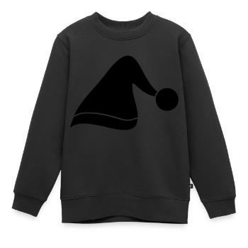 Cap / / bobble / / Bonnet / / dormeur - Sweat Premium enfant bio - noir - Devant - AI Model Kid Female (0cm)