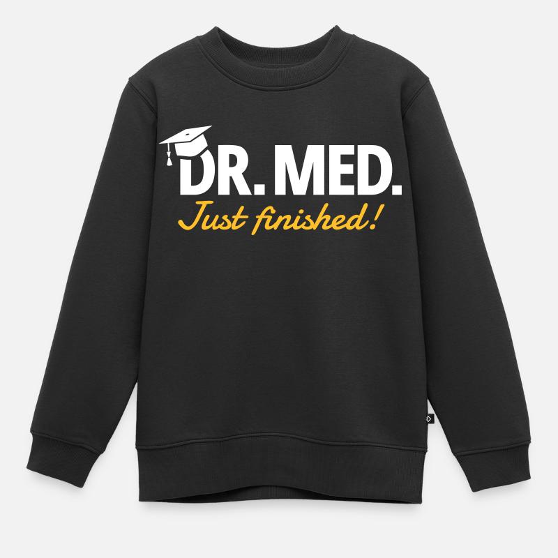 Médecin - Sweat Premium enfant bio - noir
