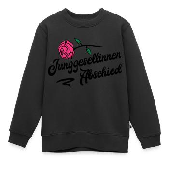 junggesellinnen abschied rose - Kinder Premium Organic Sweatshirt - Schwarz - Vorne - AI Model Kid Female (0cm)