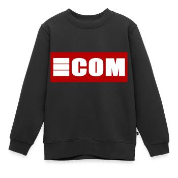 COMMERCE ÉLECTRONIQUE - Sweat Premium enfant bio - noir - Devant - AI Model Kid Female (0cm)