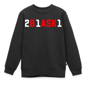 Freimaurer 2B1ASK1 Rot Weiss - Kinder Premium Organic Sweatshirt - Schwarz - Vorne - AI Model Kid Female (0cm)