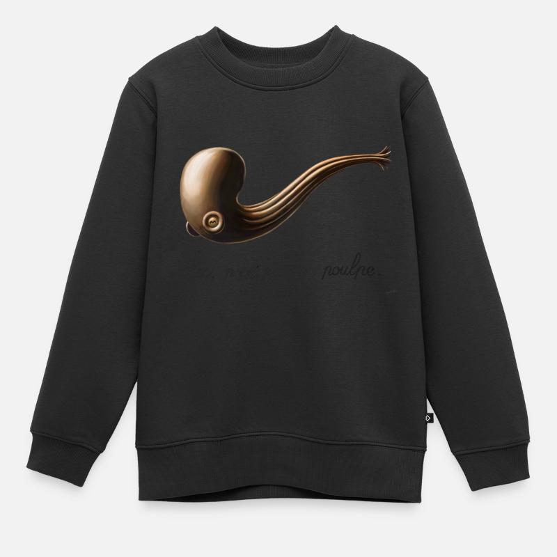 Ceci n'est pas un poulpe - Sweat Premium enfant bio - noir