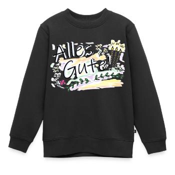 Alles Gute - Kinder Premium Organic Sweatshirt - Schwarz - Vorne - AI Model Kid Female (0cm)