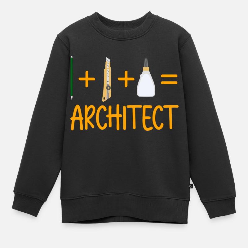 Architecte - Sweat Premium enfant bio - noir