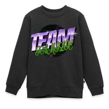 sprüche geschenkidee vater bday schildmaid - Kinder Premium Organic Sweatshirt - Schwarz - Vorne - AI Model Kid Female (0cm)