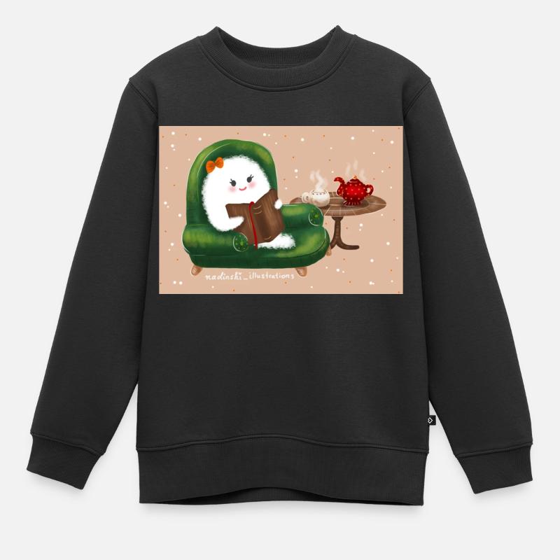 Chill your mind - Kids Premium Organic Sweatshirt - black