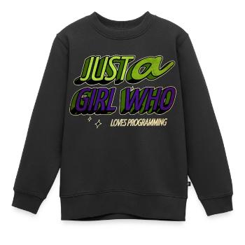 Langage de programmation Favoris des DAD de programmation - Sweat Premium enfant bio - noir - Devant - AI Model Kid Female (0cm)