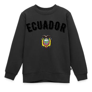 Ecuador - Kinder Premium Organic Sweatshirt - Schwarz - Vorne - AI Model Kid Female (0cm)