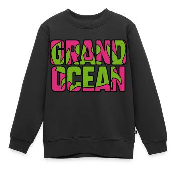 Großer Ozean - Kinder Premium Organic Sweatshirt - Schwarz - Vorne - AI Model Kid Female (0cm)
