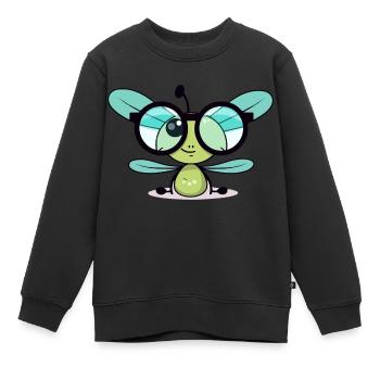 Dolli libbelule - Kinder Premium Organic Sweatshirt - Schwarz - Vorne - AI Model Kid Female (0cm)