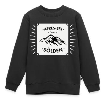 Après-Ski Sölden - Kinder Premium Organic Sweatshirt - Schwarz - Vorne - AI Model Kid Female (0cm)