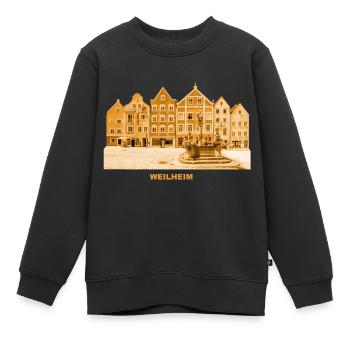 Weilheim Pfaffenwinkel Oberbayern Markt - Kinder Premium Organic Sweatshirt - Schwarz - Vorne - AI Model Kid Female (0cm)