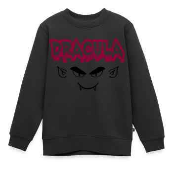 Dracula - Sweat Premium enfant bio - noir - Devant - AI Model Kid Female (0cm)