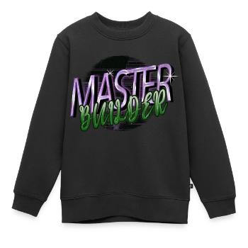 Blague d’arbre de Noël artificiel d’ingénierie familiale - Sweat Premium enfant bio - noir - Devant - AI Model Kid Female (0cm)