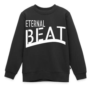 Idée présente cadeau citations intemporelles design intemporel - Sweat Premium enfant bio - noir - Devant - AI Model Kid Female (0cm)