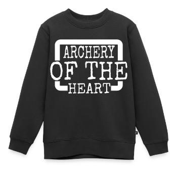 present idea birthday present idea - Kinder Premium Organic Sweatshirt - Schwarz - Vorne - AI Model Kid Female (0cm)