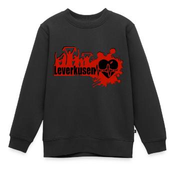 Leverkusen Fan - Kinder Premium Organic Sweatshirt - Schwarz - Vorne - AI Model Kid Female (0cm)