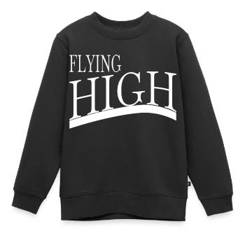 aircraft navigation present idea free-flying - Kinder Premium Organic Sweatshirt - Schwarz - Vorne - AI Model Kid Female (0cm)
