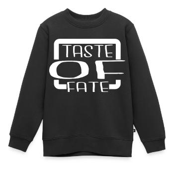 Chefs-d’œuvre culinaires cool et heureux - Sweat Premium enfant bio - noir - Devant - AI Model Kid Female (0cm)