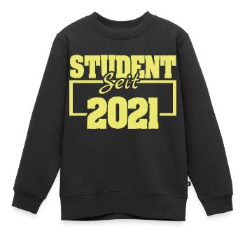 seit 2021 - Kinder Premium Organic Sweatshirt - Schwarz - Vorne - AI Model Kid Female (0cm)