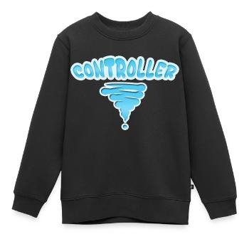 Controller als Beruf - Kinder Premium Organic Sweatshirt - Schwarz - Vorne - AI Model Kid Female (0cm)
